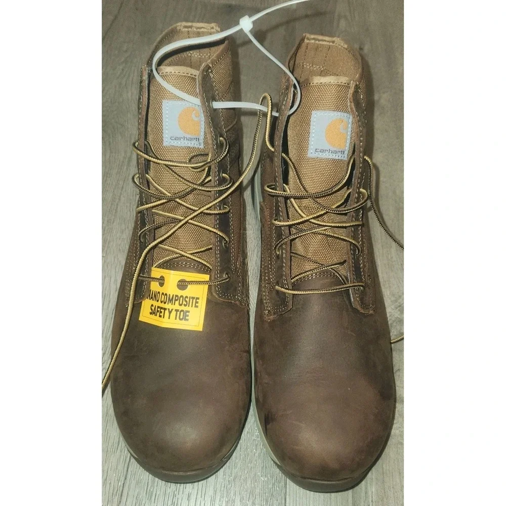 Carhartt work boots Force Composite Toe  Size 14 M ‎ Brown Tan